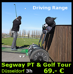 Segway i2 Tour zur Driving Range Düsseldorf, NRW
