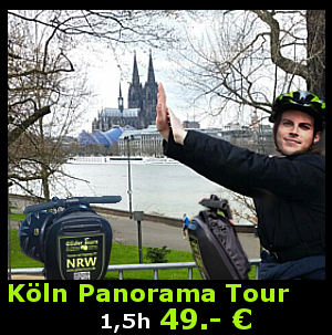Segway PT fahren: Tour Koeln - Panoramatour und Rheinbrücken