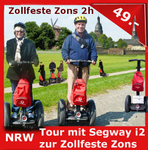 Segway i2 Tour: Zollfeste Zons - Niederrhein - NRW